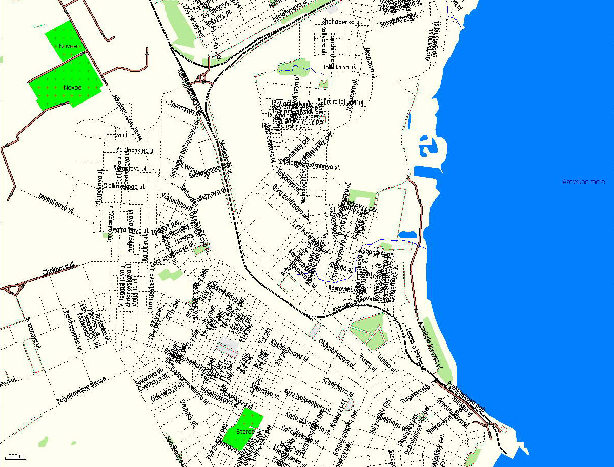 GPS карта г. Таганрог. Подробная GPS карта Таганрога для GPS навигаторовGarmin