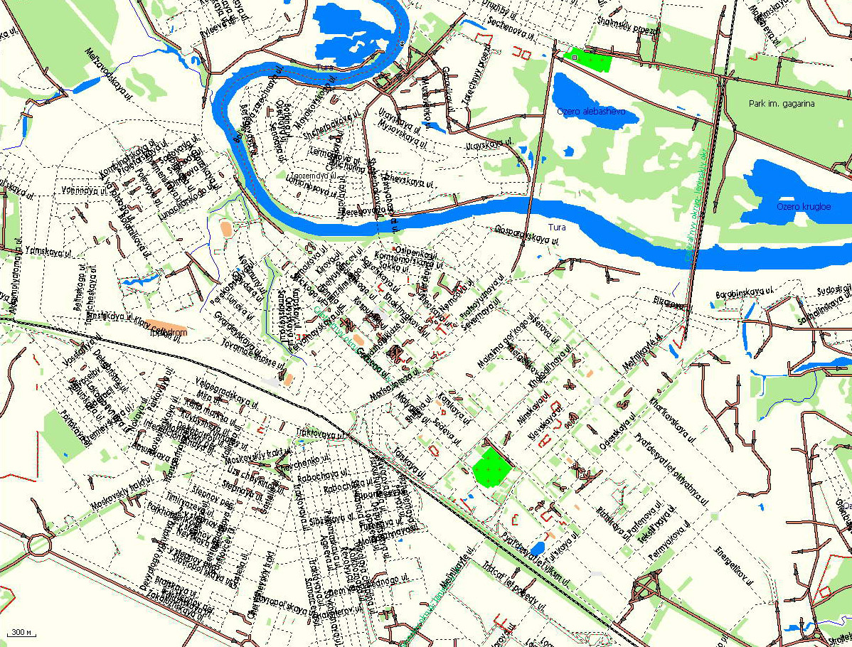 Карта города тюмени с улицами и домами подробно